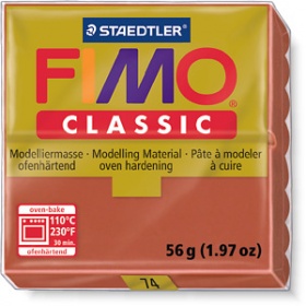 Пластика Fimo classic терракота брус 56г