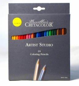 Набор профессиональных цветных карандашей "Artist Studio Line", 24 цвета, картонная коробка