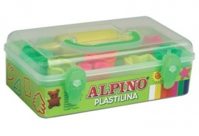 Набор пластилина ALPINO 7цв + формы для лепки, пластиковая уп-ка