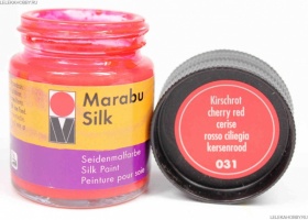 Краски по шелку "Marabu SilkArt", 50 мл.,вишневый