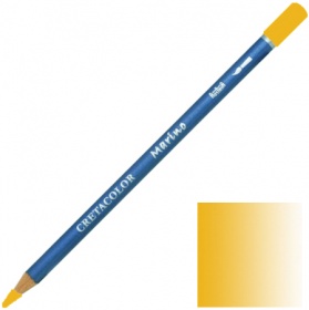 Проф. акварельный карандаш "MARINO", 7,5 мм, стержень 3,8 мм, цвет 109 Жёлтый тёмный перманент
