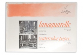 Lanaquarelle склейка 300г,гладкая, 26х36, 20л.