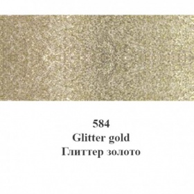 Краска  по ткани с блестками, 50 мл, золото