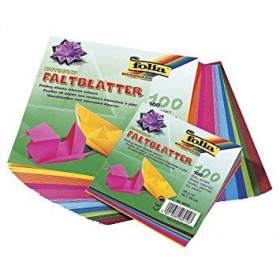 Цветная бумага для оригами диам 10см, 70г/м2, 100л, 10цв ассорти, Арт.8910/0