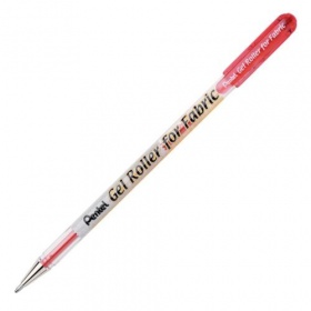 Гелевая ручка по ткани Gel Roller for Fabric, красный стержень, 1,0 мм