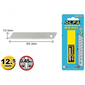 OL-MTB-10B Лезвия OLFA сегментированные для OL-MT-1, 9 сегментов, 12,5мм