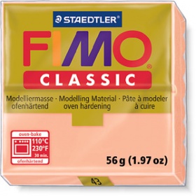 Пластика Fimo classic телесный брус 56г