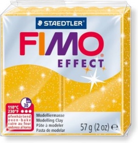 Пластика Fimo effect золотой блеск брус 56г