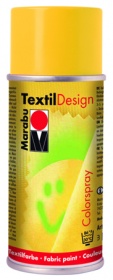 Краска в аэрозолиTextileDesign,150 мл,желтый сред.