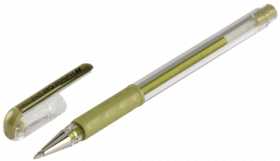 Гелевая ручка Hybrid gel Grip, золотой стержень, 0,8 мм
