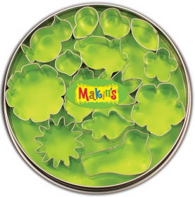 Набор резцов для полимерной глины, Makins- Цветы и листья