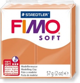 Пластика Fimo soft коньяк брус 56г