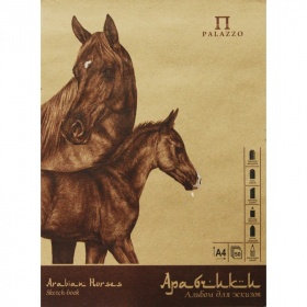 Альбом для эскизов "Арабчики", А4, 50 л. на пружине, 70 г/м2