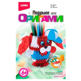 Набор для творчества Lori модульное оригами Дружок