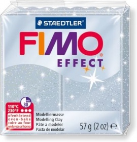 Пластика Fimo effect серебро блеск брус 56г