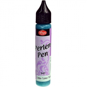 Краска д/созд.жемчуж"Perlen-Pen Glitter", бирюзовый