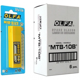 OL-MTB-10B Лезвия OLFA сегментированные для OL-MT-1, 9 сегментов, 12,5мм